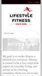 Mobile Screenshot of lifestylefitness-prunedale.com