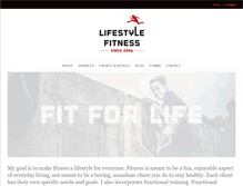 Tablet Screenshot of lifestylefitness-prunedale.com